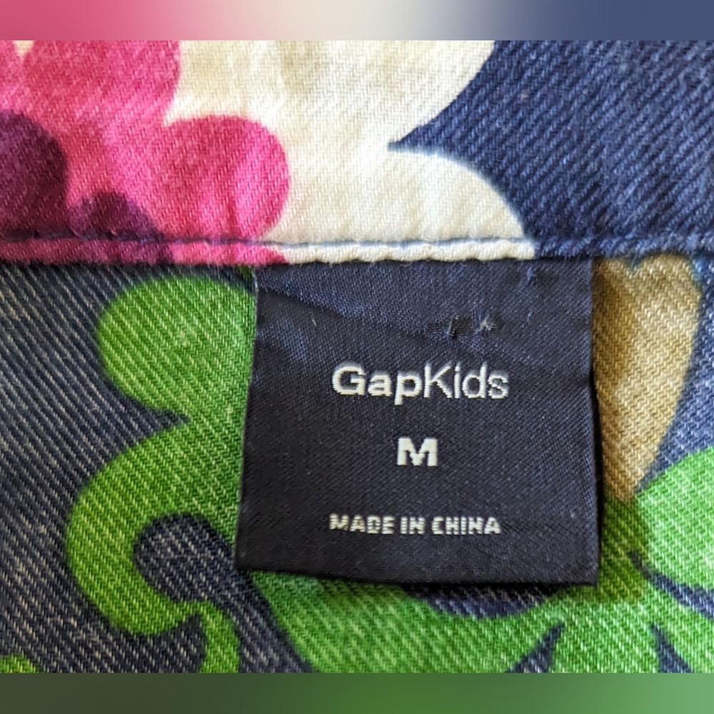 GAP Floral 3/4 Sleeve Dress Size Girl's M - Picture 2 of 7